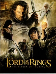 EL SEÑOR DE LOS ANILLOS: EL REGRESO DEL REY Programa de Souvenir Japonés 2004 - Imagen 1 de 4