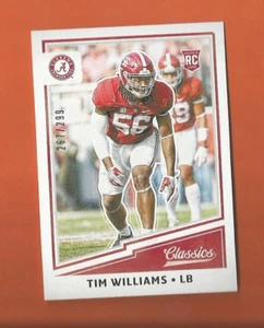 2017 PANINI CLASSICS RED BACK RC TIM WILLIAMS #d 267/299 BALTIMORE RAVENS - Picture 1 of 1