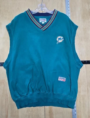 Chaleco Suéter Vintage Años 90 Starter Proline Miami Dolophins Talla XL Foto 1 de 3