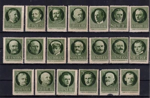 20 German Charity Fundraising Stamps to Benefit Aviators' Home, 5 pfennig, Green - Picture 1 of 1