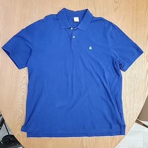 Brooks Brothers Mens Performance Polo XXL Navy Blue Short Sleeve Original Fit - Picture 1 of 10