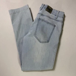 Mugsy Light Wash Straight 30x30 Denim Jeans Grands Soft Stretch - Bild 1 von 16