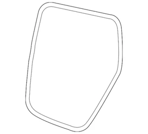 Genuine Volkswagen Weather-Strip On Body 3CM-867-914-A-9B9 - Picture 1 of 2