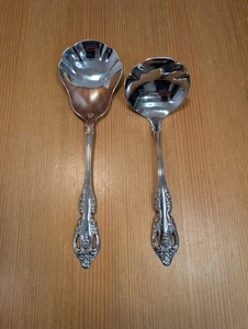 Oneida Community BRAHMS Edelstahl 2tlg Servierset Kasserolle Löffel Schöpfkelle - Bild 1 von 6