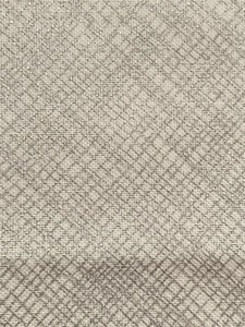 Lt Grey Metallic on White Cross Hatch Timeless Treasures Fabric 11" x 44" Width - Picture 1 of 3