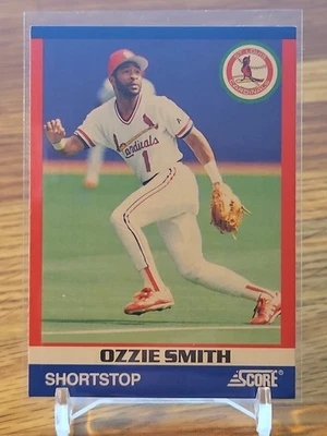 1991 Score Super Star Ozzie Smith Baseball Card #18 MLB St. Louis Cardinals - Image 1 of 2