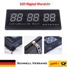 XXL Grosse LED digital Wanduhr mit Datum Temperatur Alarm Clock 480x190x30mm DHL