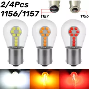 2/4x LED Auto BA15S BAY15D Rücklicht Bremslicht Blinker Birne Licht Lampe DC 12V - Bild 1 von 21