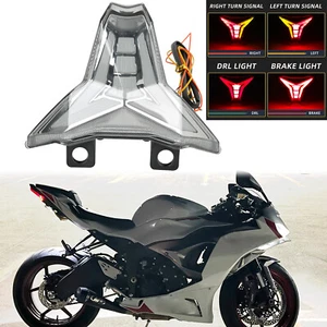 Motorcycle Integrated Tail Light Turn Signal For Kawasaki Ninja ZX6R 2019-2024 - Picture 1 of 17