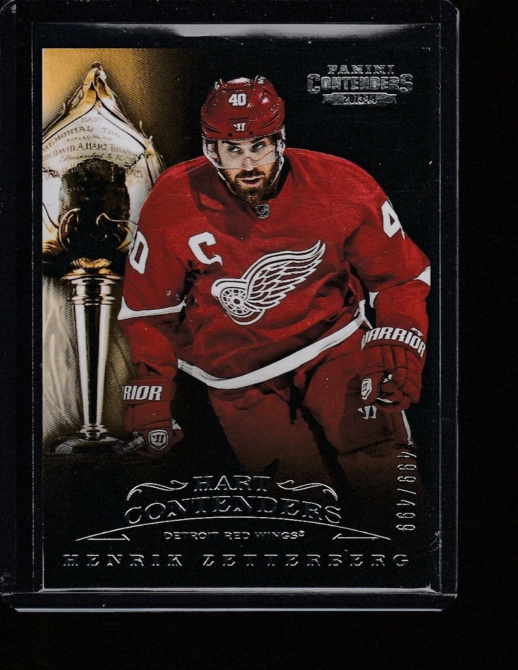 HENRIK ZETTERBERG #HC-22 2013-14 HART CONTENDERS HOCKEY CARD #'d: 499/499 (NRMT) - Image 1 of 1