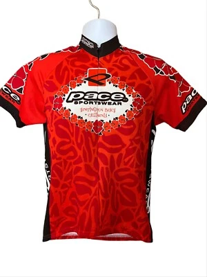 Camiseta de ciclismo Pace para hombre Huntington Beach California Shop 1/2 cremallera mediana para hombre Foto 1 de 4
