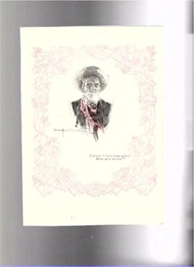 ETCHING BY HOWRD CHANDLER CHRISTY--Has a poem on the back--FREE SHIPPING - Picture 1 of 1