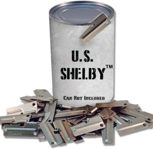 20 US Shelby Militärausgabe P-38 Dosenöffner USA f Pfadfinder Wandern Camping Überleben - Bild 1 von 7