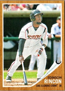 2011 Topps Heritage Minor League Edinson Rincon #195 Lake Elsinore Storm
