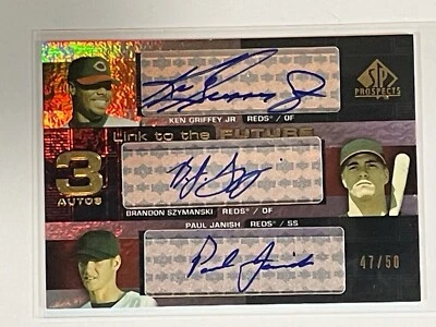 Griffey Jr 2007 Upper Deck Spectrum 47/50 Autographed #LFT-GSJ - Image 1 of 4