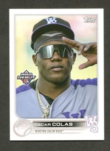 2022 Topps Pro Debut Oscar Colas Photo Variation SP White Sox - Bild 1 von 2