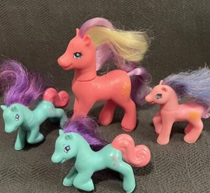 4 Vintage Hasbro My Little Pony Figurines 1997, 1998 - Picture 1 of 8