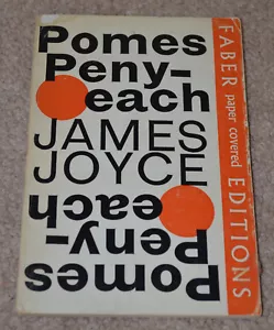 Pomes Penyeach and other verses by James Joyce FABER paper covered EDITIONS - Foto 1 di 4
