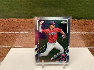 2021 Topps Chrome Update Andres Gimenez Rookie Cleveland Indians #USC33 RC - Picture 1 of 2