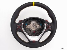 13-18 BMW F22 F30 SPORT NEW NAPPA/PERFORATED HEATED SHIFT SW YELLOW mark/stitch