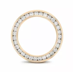 Damen 2CT Kanal Set Diamant Lünette 14KY für Rolex 26MM Datejust, President - Bild 1 von 6