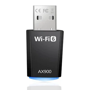 Clé WiFi pour pc AX900 WiFi 6 Carte WiFi USB Double Bande 5GHz 2.4GHz Clé USB... - Photo 1/7