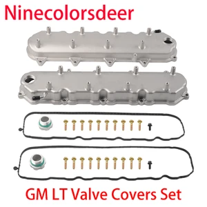 Cast Aluminum Valve Covers w/ Coil Mounts for GM LT 5.3 6.2 LT1 LT4 L83 L86 - Bild 1 von 7