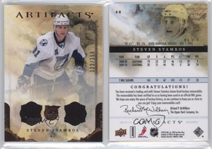2010-11 Upper Deck Artifacts Bronze Jersey/Jersey /150 Steven Stamkos #48