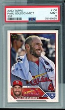 2023 Topps Series One SSP Paul Goldschmidt PSA 9 St. Louis Cardinals #100