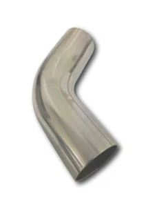 EXHAUST PIPE MANDREL BEND STAINLESS STEEL 1 1/2" 60 DEGREE - POLISHED - Picture 1 of 8