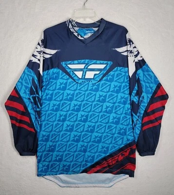 Fly Racing Kinetic Motocross Jersey Long Sleeve Shirt Men's Size M - Image 1 of 4