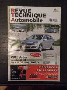 REVUE TECHNIQUE OPEL ASTRA 1.7 CDTi 1.9 CDTI diesel depuis 2004 rta opel astra  - Picture 1 of 14