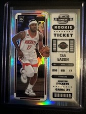 2022-23 Panini Contenders Optic Rookie Ticket Silver Prizm #10 Tari Eason RC