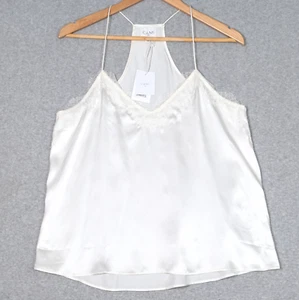 Camisola de seda CAMI NYC Racer Charmeuse para mujer mediana NUEVA - Imagen 1 de 7