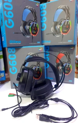Gaming headphones for computer also suitable for smartphone - Image 1 of 3