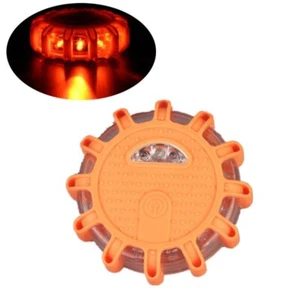 16 LED ámbar para automóvil automático baliza redonda estroboscópica de emergencia luz de advertencia intermitente 12 V - Imagen 1 de 6