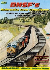 BNSF's Nebraska Coal Conveyors - Sand Hills Sub & Crawford Hill DVD Powder River - Picture 1 of 1