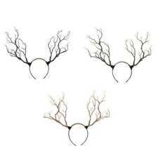 Artificial Antlers Deer   Headband Hair Hoop Hairdress Headdress for