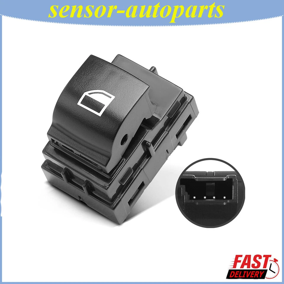 Para BMW i8 530i 535i 528i 550i Botón Ventana Interruptor Perilla Delantera Derecha Foto 1 de 4