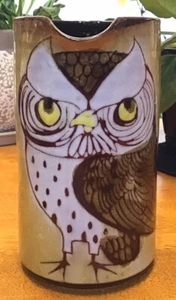 Chelsea Pottery Owl Pitcher Studio Art England - Picture 1 of 10