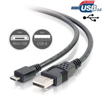 Cavo Câbles USB Type A to Micro-B Data Charging Cable Cord Lead  for TomTom GPS - Image 1 of 4