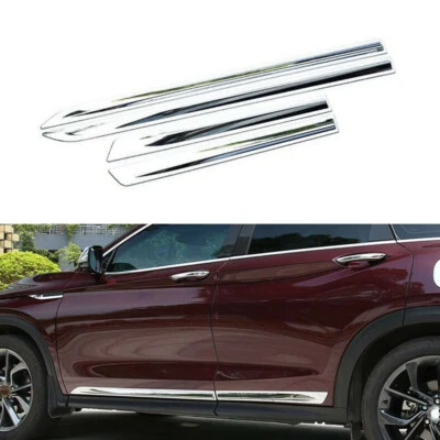For Infiniti QX50 2019-2025 Chrome Body Side Door Molding Cover Trim Decoration - Image 1 of 4