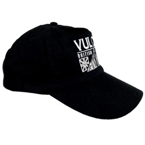 AVRO VULCAN RAF STRATEGIC COLD WAR BOMBER AIRCRAFT BLACK ADJUSTABLE BASEBALL CAP - Picture 1 of 3