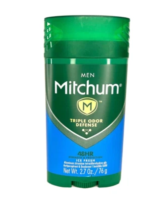 Desodorante antitranspirante sólido Mitchum Men Triple Odor Defense 48 horas Ice Fresh Foto 1 de 4