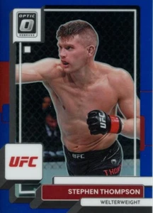 2023 Panini Donruss Optic UFC Blue Prizm /99 Stephen Thompson #24 - Picture 1 of 2