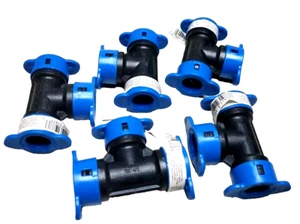 1/2 In. Blu-lock Tee Orbit X L Plastic Black/blue Quick Connect Fitting(5 Pack) - Picture 1 of 4