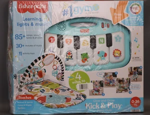 Fisher-Price Glow & Grow Kick and Play Gym - Blue - Picture 1 of 4