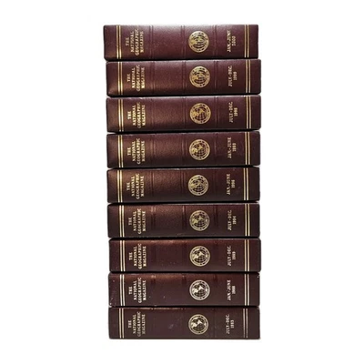 National Geographic ~ Empty SLIP CASES ~ Mixed Years ~ Lot of 9   1983-2000 - Image 1 of 4