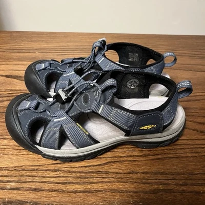Keen Venice Waterproof Hiking Sandals Womens Size 9 EUR 39.5 Blue Outdoor Sport - Image 1 of 4
