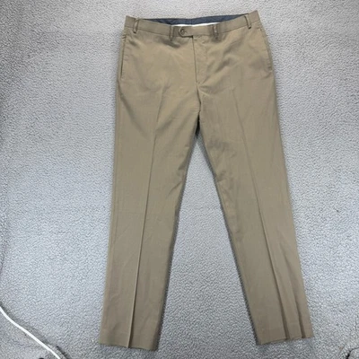 Pantalones de vestir Lauren Ralph Lauren beige para hombre talla 38x34 mezcla de lana de alto rendimiento Foto 1 de 4